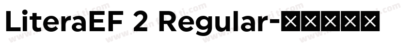 LiteraEF 2 Regular字体转换